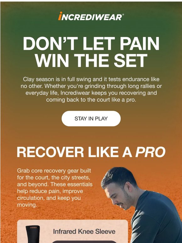 Don't let pain win the set