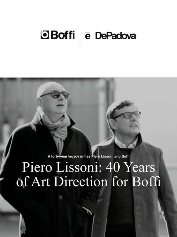 Piero Lissoni: 40 Years of Art Direction for Boffi