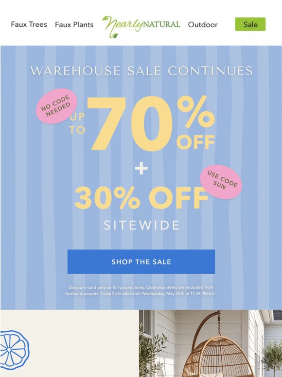 Up to 70% OFF & More!
