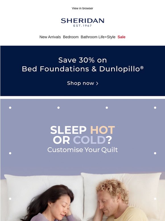 Your perfect quilt is 30% off