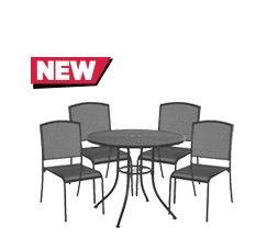 Save Steel Mesh Café Table & Chair Sets Now