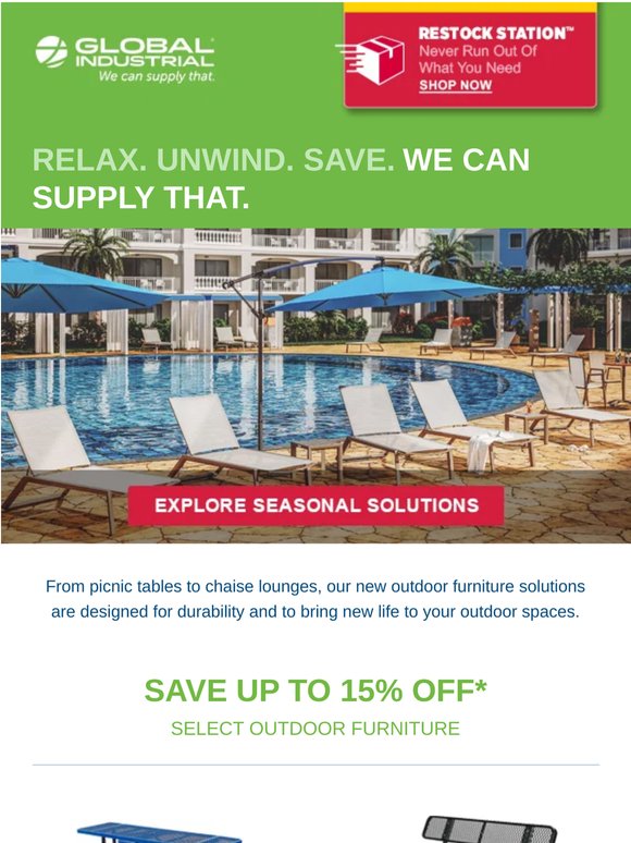 Save Up to 15% Off On Outdoor Furniture With Time-Sensitive Offers