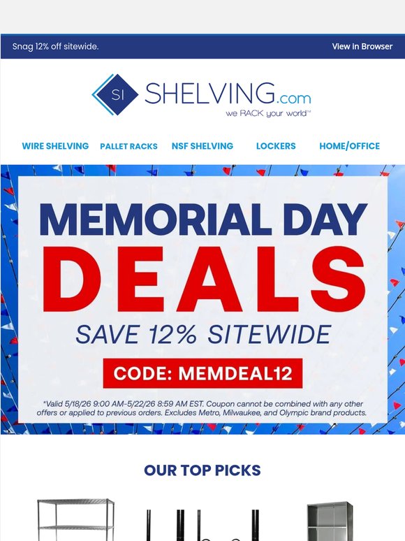 Memorial Day Deals are Here ⭐