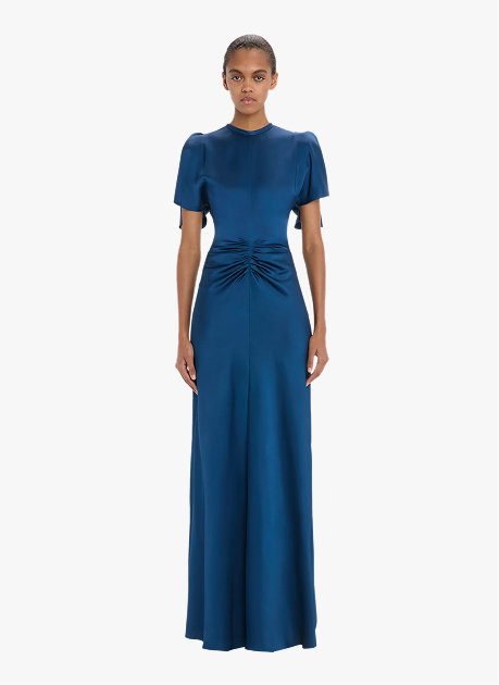 Isabella Gown In Dark Ocean