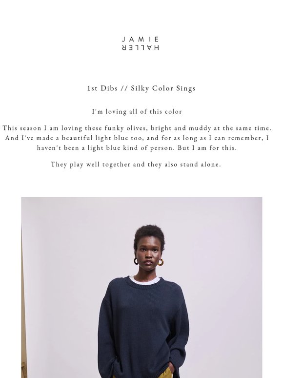 1st Dibs // New Silk Essentials in Beautiful Color