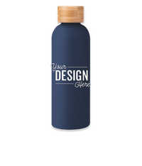 Image of 17 oz. Blair Stainless Steel Water Bottle with Bamboo Lid