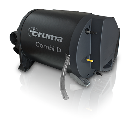 Truma Combi D 6 Kit, Diesel Heater / Hot Water System with Black Cowl