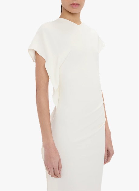 Victoria Midi Dress In Elderflower