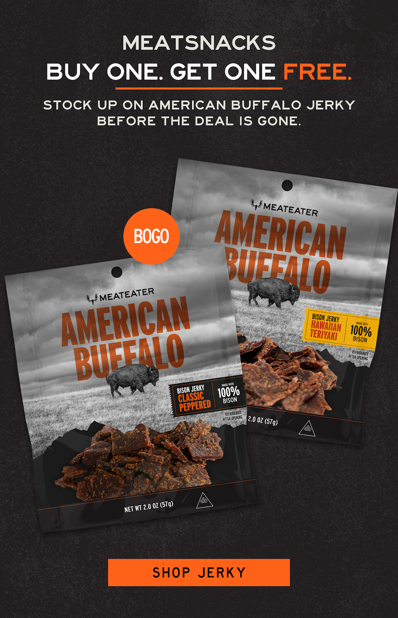 Buy one, get one FREE: Buffalo Jerky