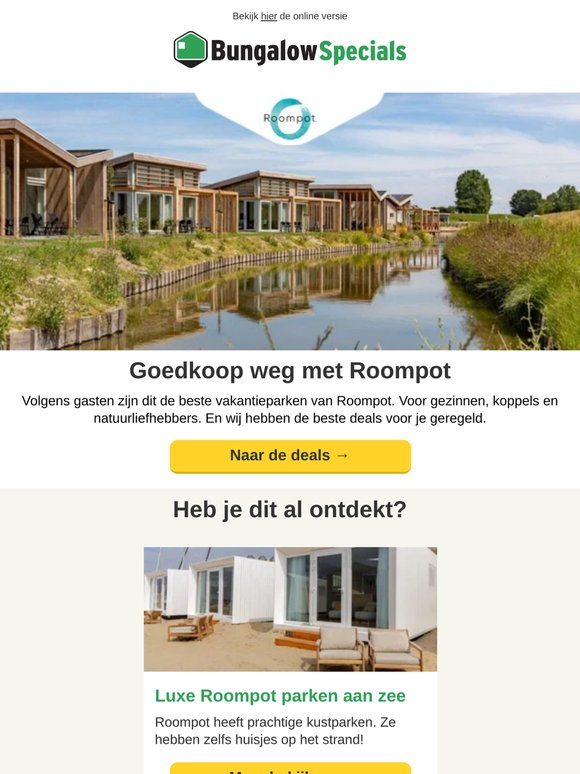 Ontdek de populairste Roompot-parken