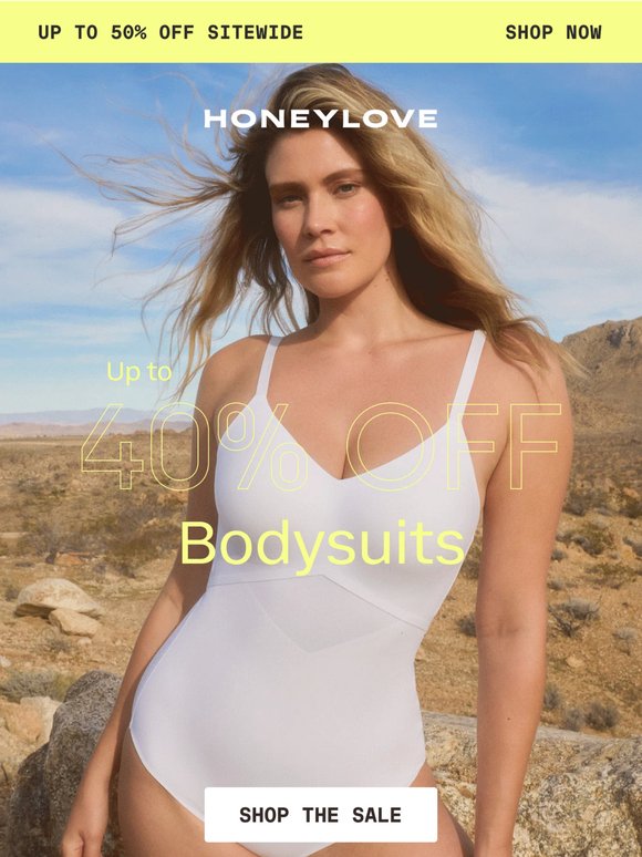 3 pieces in 1: Up to 40% OFF Bodysuits