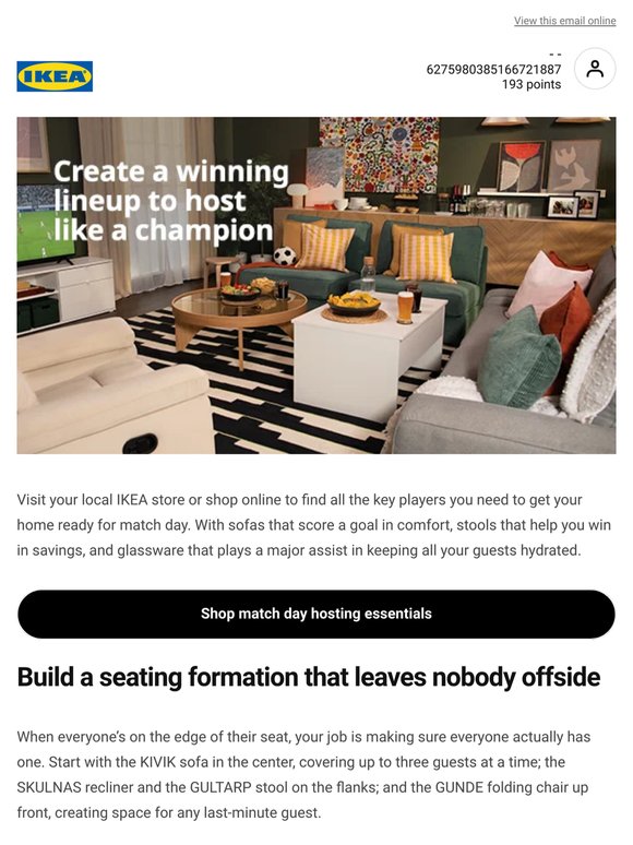 Host every match like it’s the final match