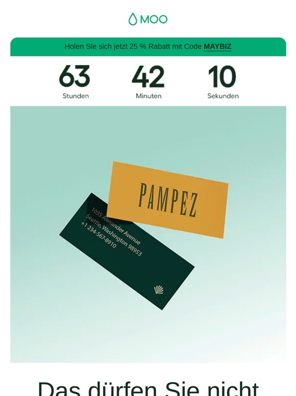 ⏳Noch für 3 Tage – sichern Sie sich 25 % Rabatt ⏳