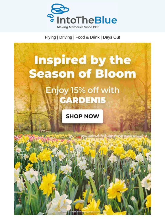 15% Off  Unique Outdoor Experiences🌸