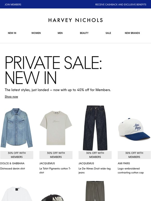 New in: AMI, JACQUEMUS, Givenchy and more