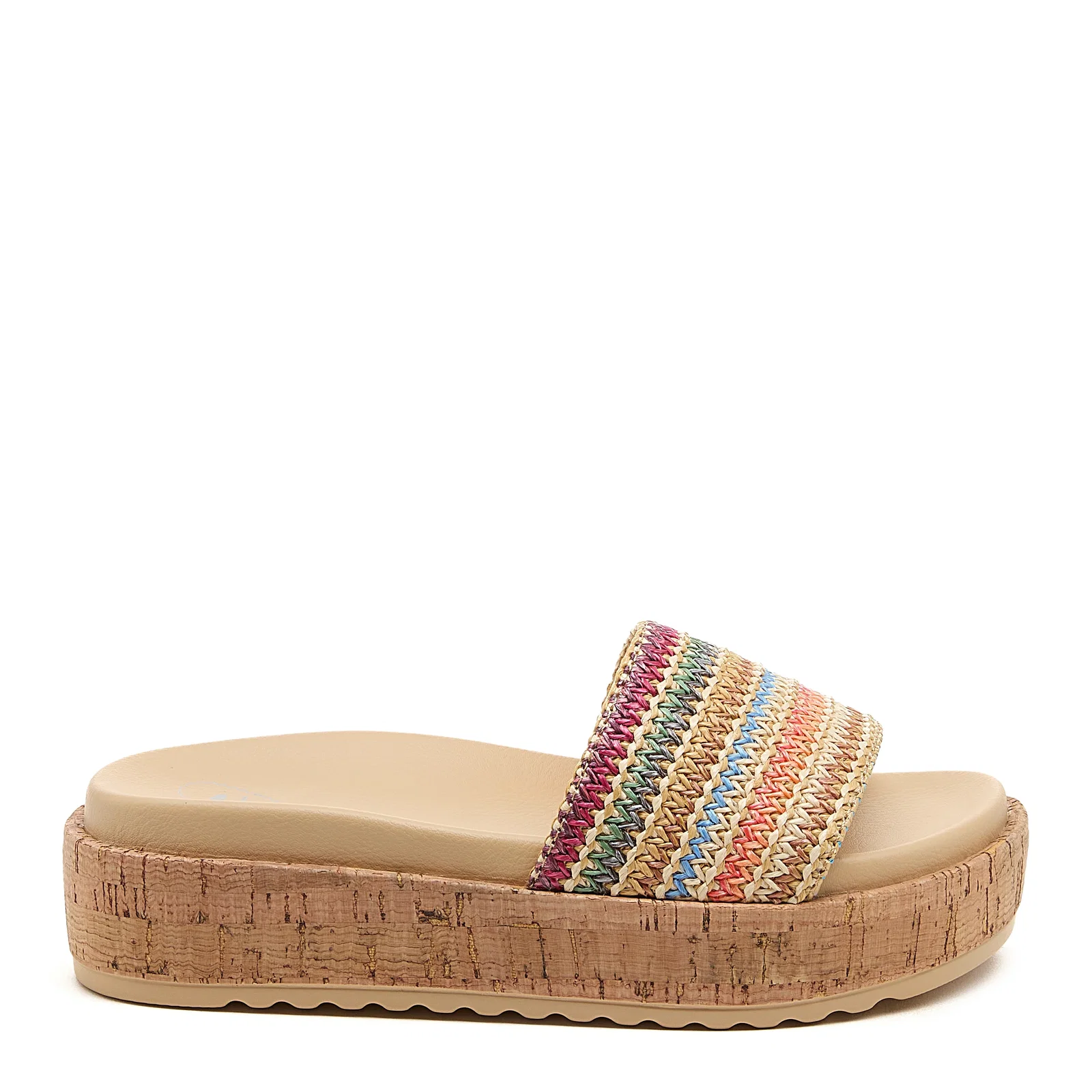 Image of Fay Natural Slide Sandals
