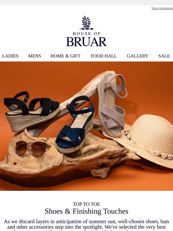 Shoes & Accessories For Brighter Days