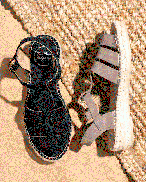 Ladies Toni Pons Suede Fisherman Sandal