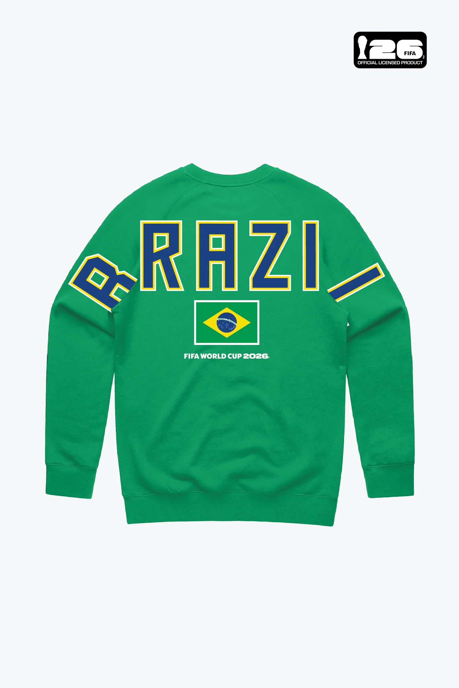Image of FIFA World Cup 2026™ Brazil Spirit Crewneck - Kelly Green