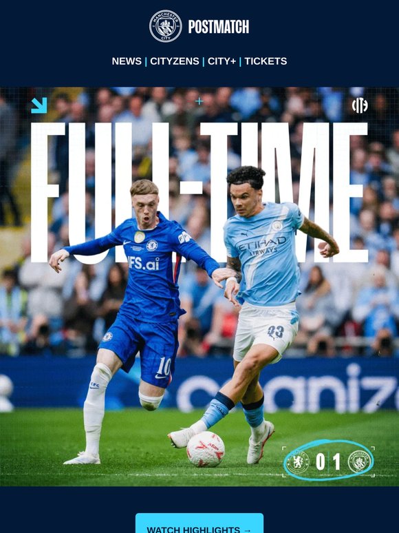 Semenyo’s sensational flick seals the FA Cup 🩵