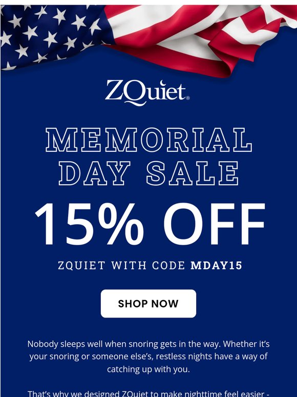 Memorial Day Sale Starts Now!