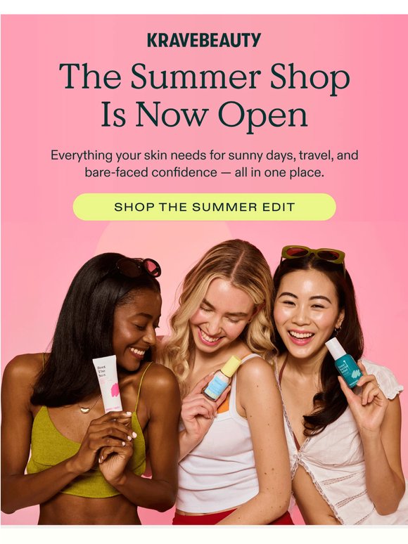 The Summer Shop is open ☀️
