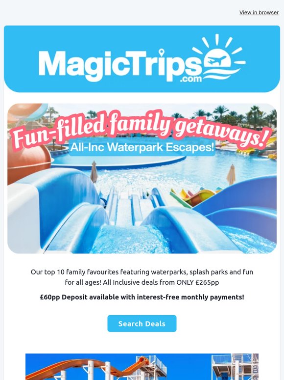 ✈️ Make a Splash this Summer 🏖️ All Inclusive Family Deals from £265pp! 💦