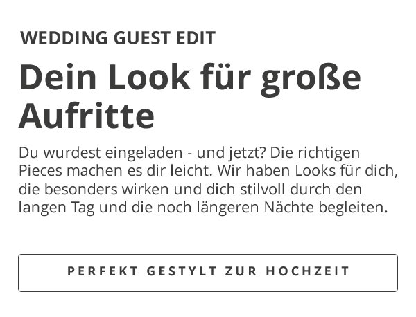 Wedding Guest Edit: Dein Look für große Auftritte
