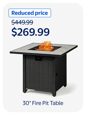 30" Fire Pit Table