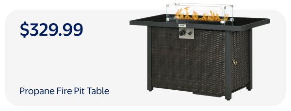 Propane Fire Pit Table