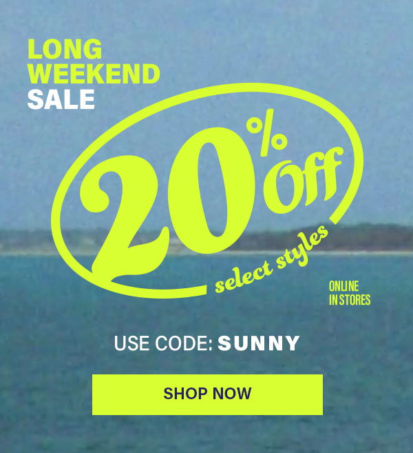 Long weekend sale
