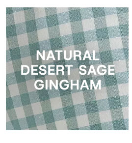 Natural Desert Sage Gingham