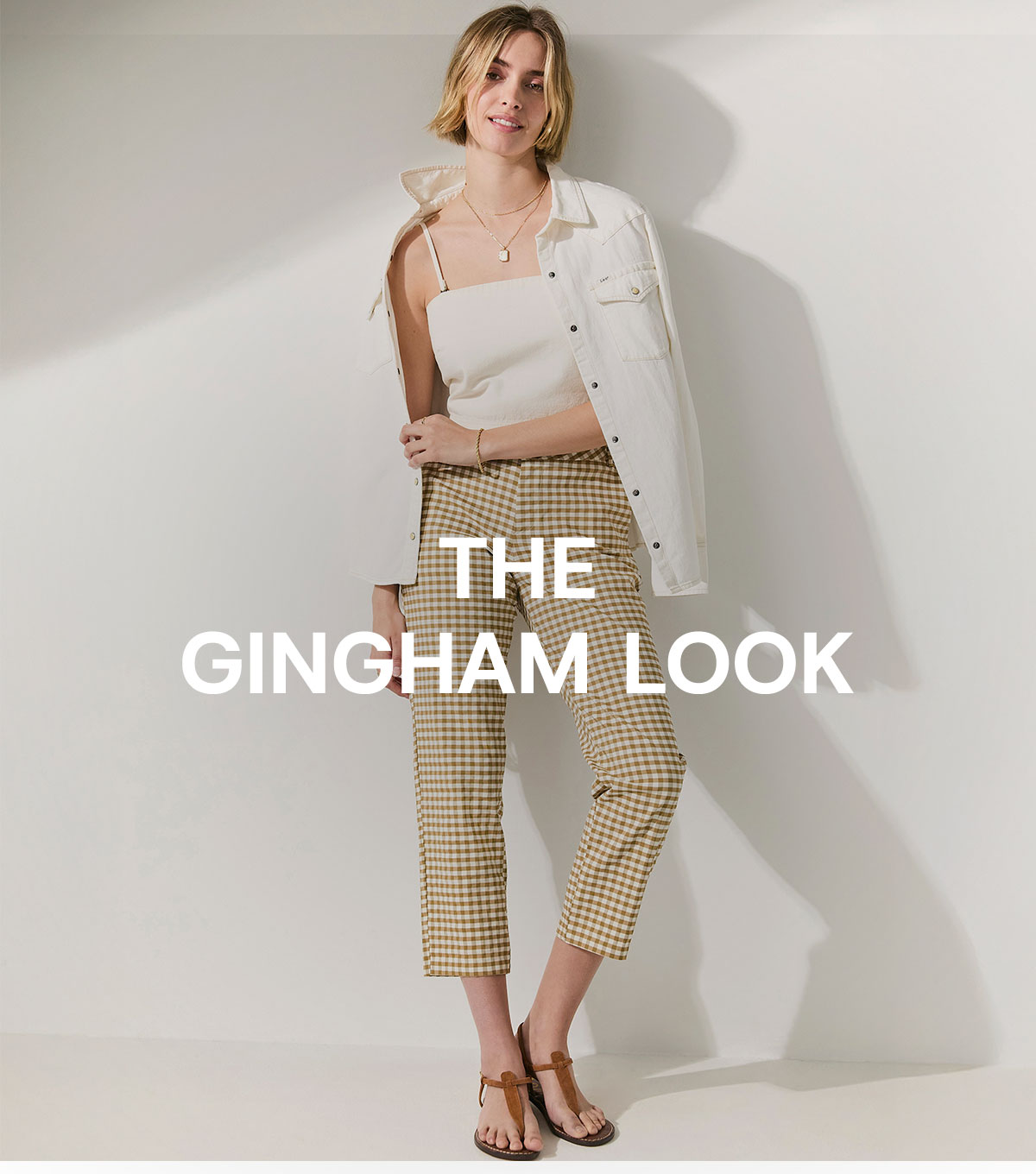 The gingham look