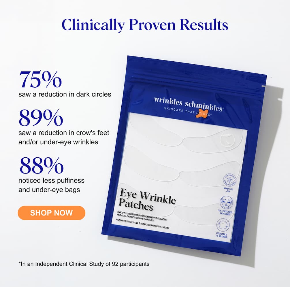 Clinically Proven Results ✅ 75% saw a reduction in dark circles ✅ 89% saw a reduction in crow's feet and/or under-eye wrinkles ✅ 88% noticed less puffiness and under-eye bags *In an Independent Clinical Study of 92 participants