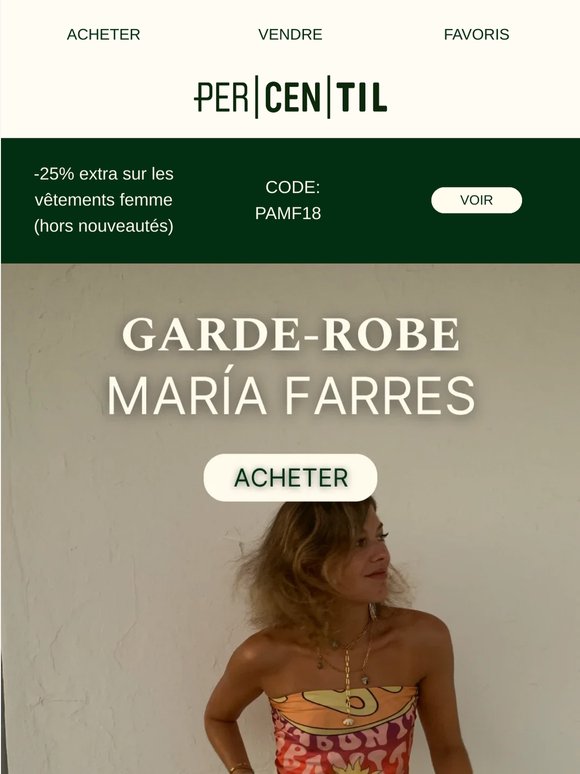 L’armoire de María Farres a des nouveautés (et elles partent vite) 😍