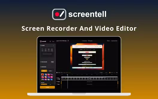 Screentell – Screen Recorder And Video Editor | Lifetime Access