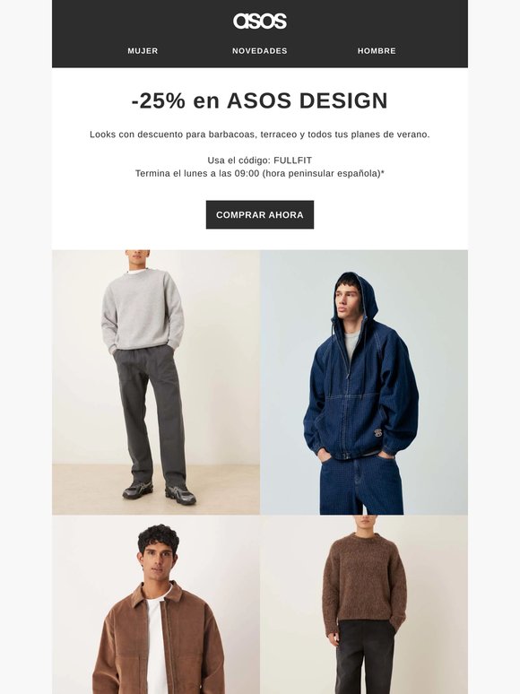 -25% en ASOS DESIGN