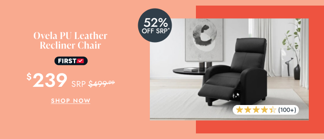 Ovela PU Leather Recliner Chair