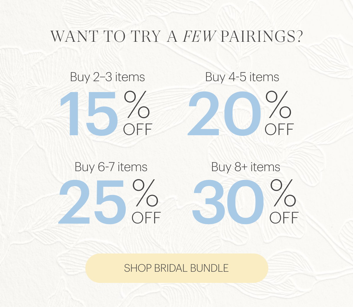 Shop Bridal Bundle