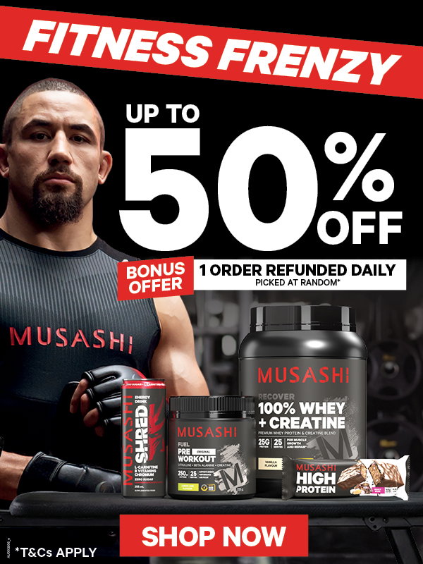 FITNESS FRENZY SALE: UP TO 50% OFF SITEWIDE