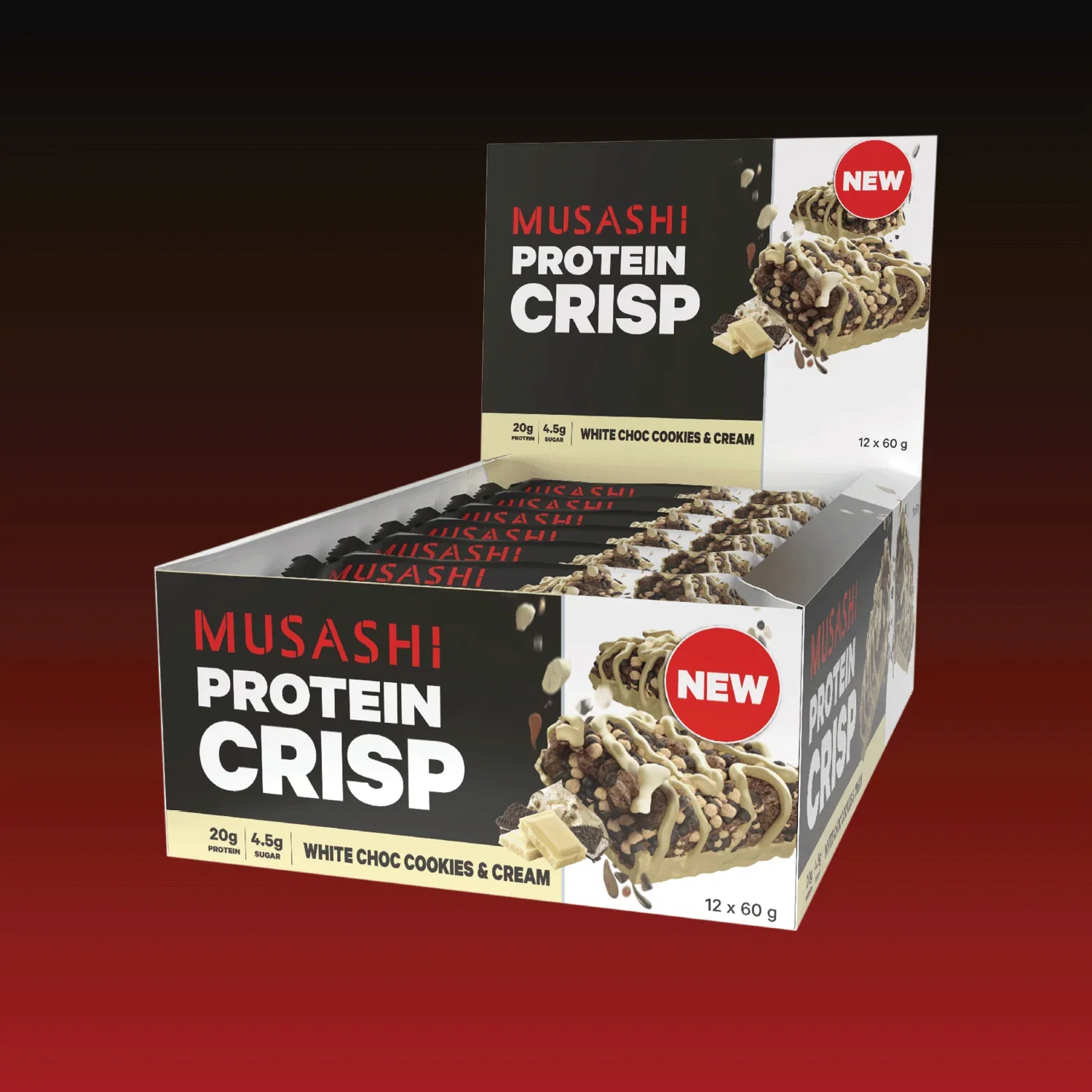 Image of Protein Crisp Bar 60g (Box of 12 Bars)