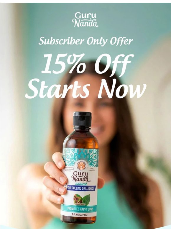 Subscriber Only Offer: 15% off