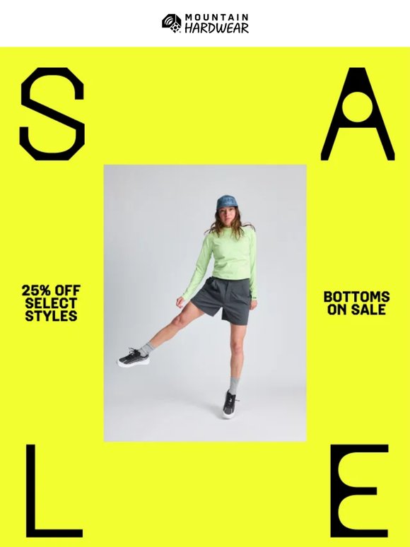 25% off bottoms worth betting on.
