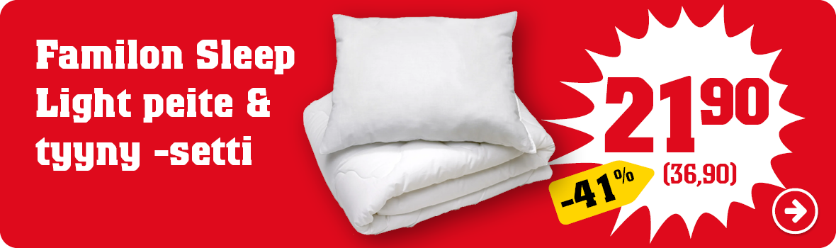 Familon Sleep Light peite & tyyny -setti