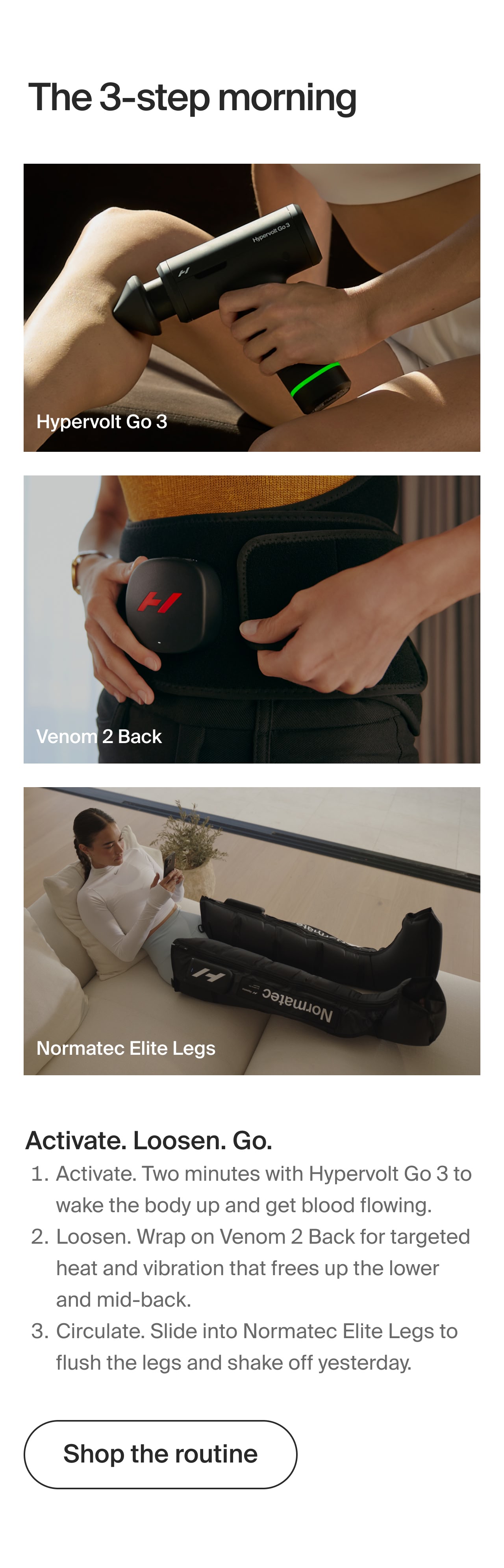 The 3-step morning 