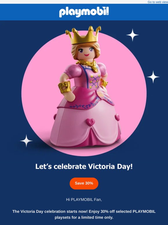 30% off for Victoria Day! 👑