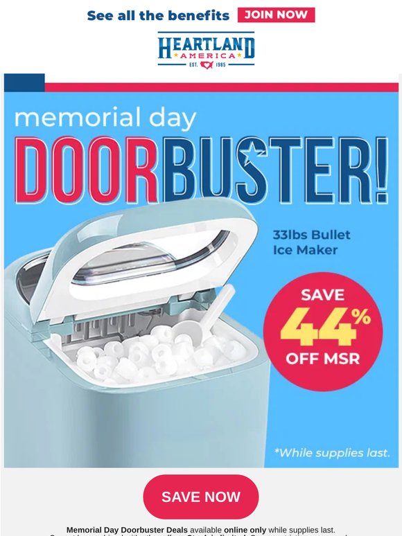 🔵 Doorbuster Deal! Ice Makers Are Back In Stock and 44% Off MSR For A Limited Time!