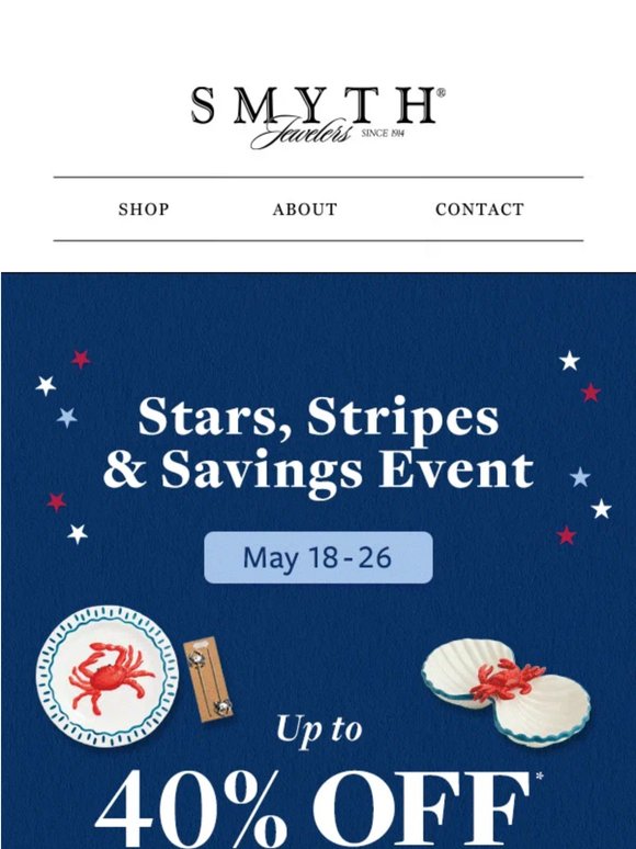Memorial Day Savings Event Starts Now ❤️🤍💙