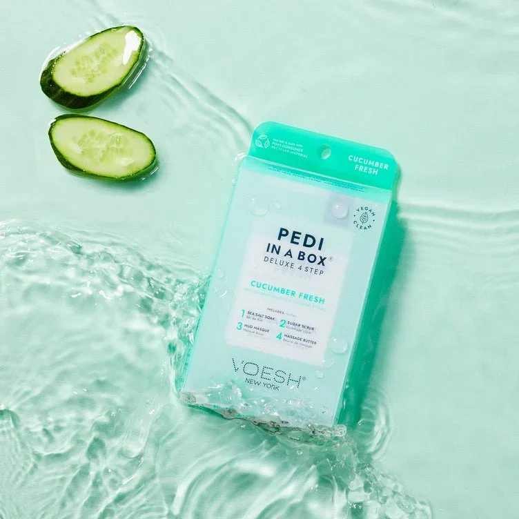 Image of Voesh - Pedi in a Box Deluxe 4 Step - Cucumber Fresh