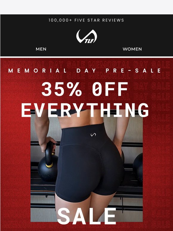 Memorial Day Pre-Sale Starts Now!